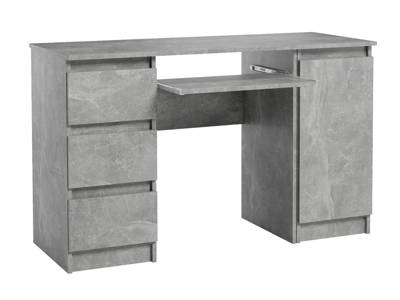 Íróasztal fiókokkal és szekrénnyel Jaris (beton hatású)